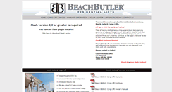Desktop Screenshot of beachbutlercargolifts.com
